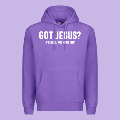 Got Jesus It's Hell Without Him - Christian Premium Hoodie Designed By Artisfamous
