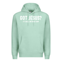 Seafoam Got Jesus It's Hell Without Him - Christian Premium Hoodie - artisFamous