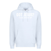 White Got Jesus It's Hell Without Him - Christian Premium Hoodie - artisFamous