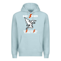 Blue Mist black rock and roll Premium Hoodie - artisFamous