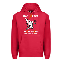 Cardinal black rock and roll Premium Hoodie - artisFamous