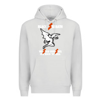 Dove Grey black rock and roll Premium Hoodie - artisFamous