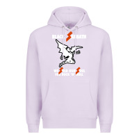 Lilac black rock and roll Premium Hoodie - artisFamous