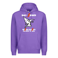 Purple black rock and roll Premium Hoodie - artisFamous
