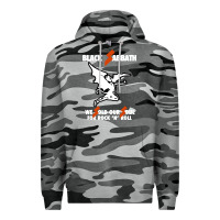 Slate Camo black rock and roll Premium Hoodie - artisFamous