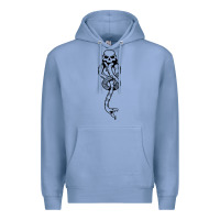 Colony Blue dark mark Premium Hoodie - artisFamous