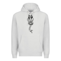 Dove Grey dark mark Premium Hoodie - artisFamous