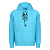 Ocean Blue dark mark Premium Hoodie - artisFamous
