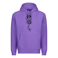 Purple dark mark Premium Hoodie - artisFamous