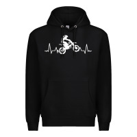Black dirt bike Premium Hoodie - artisFamous