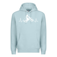 Blue Mist dirt bike Premium Hoodie - artisFamous