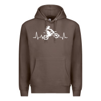 Coffee dirt bike Premium Hoodie - artisFamous