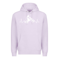 Lilac dirt bike Premium Hoodie - artisFamous