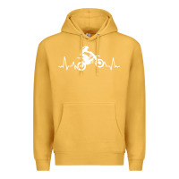 Mustard dirt bike Premium Hoodie - artisFamous
