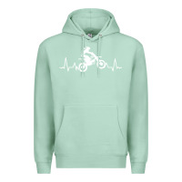 Seafoam dirt bike Premium Hoodie - artisFamous