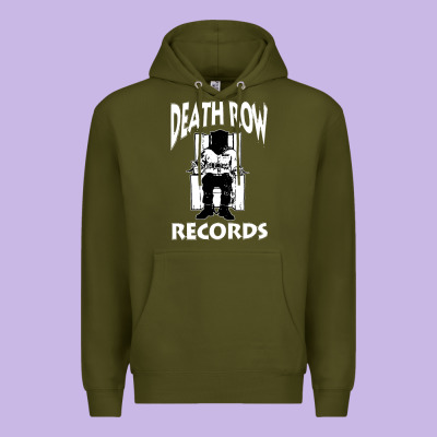Death Row Records Black Premium Hoodie Designed By Artisfamous