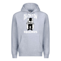 Heather Grey death row records black Premium Hoodie - artisFamous
