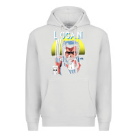 Dove Grey old man logan cover Premium Hoodie - artisFamous