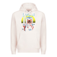 Pale Pink old man logan cover Premium Hoodie - artisFamous