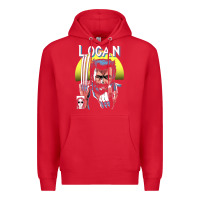 Red old man logan cover Premium Hoodie - artisFamous