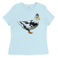 Baby Blue Ancona Duck Ladies Tee - LillyAllenDesigns