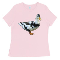 Bubblegum Pink Ancona Duck Ladies Tee - LillyAllenDesigns