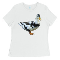 White Ancona Duck Ladies Tee - LillyAllenDesigns