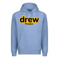 Colony Blue drew smile house Premium Hoodie - artisFamous