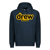Navy drew smile house Premium Hoodie - artisFamous