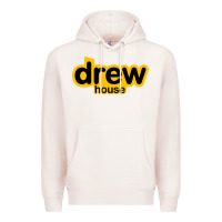 Pale Pink drew smile house Premium Hoodie - artisFamous