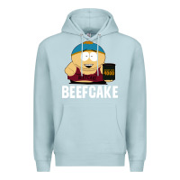 Blue Mist beefcake Premium Hoodie - artisFamous