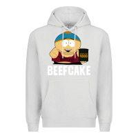 Dove Grey beefcake Premium Hoodie - artisFamous