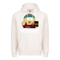 Pale Pink beefcake Premium Hoodie - artisFamous