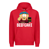 Red beefcake Premium Hoodie - artisFamous
