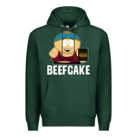 Sports Green beefcake Premium Hoodie - artisFamous