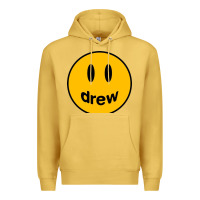 Antique Gold Drew Smile House Premium Hoodie - artisFamous