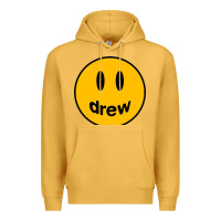 Mustard Drew Smile House Premium Hoodie - artisFamous
