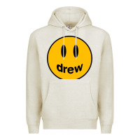 Oatmeal Heather Drew Smile House Premium Hoodie - artisFamous