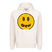 Pale Pink Drew Smile House Premium Hoodie - artisFamous