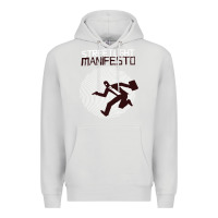 Dove Grey streetlight manisfesto vertigo Premium Hoodie - artisFamous