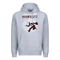 Heather Grey streetlight manisfesto vertigo Premium Hoodie - artisFamous