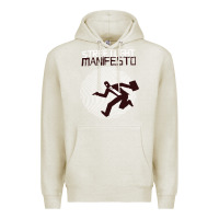 Oatmeal Heather streetlight manisfesto vertigo Premium Hoodie - artisFamous