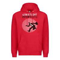 Red streetlight manisfesto vertigo Premium Hoodie - artisFamous