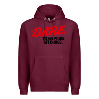 Burgundy dare shirt Premium Hoodie - artisFamous