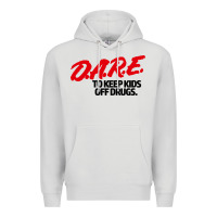 Dove Grey dare shirt Premium Hoodie - artisFamous