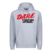 Heather Grey dare shirt Premium Hoodie - artisFamous