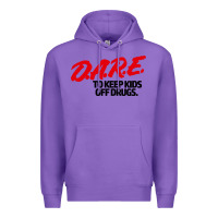 Purple dare shirt Premium Hoodie - artisFamous