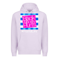 Lilac back and body hurts Premium Hoodie - artisFamous