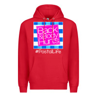 Red back and body hurts Premium Hoodie - artisFamous
