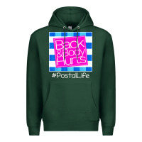 Sports Green back and body hurts Premium Hoodie - artisFamous